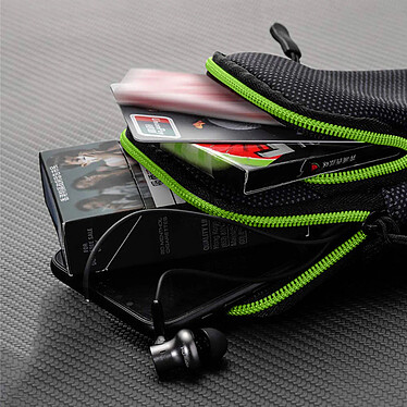 Acheter Swissten Brassard Sport avec 2 Pochette Zippées Néoprène Anti-transpirant Noir