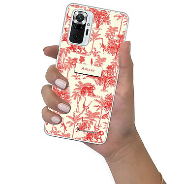 LaCoqueFrançaise Coque Xiaomi Redmi Note 10 Pro 360 intégrale transparente Motif Botanic Amour Tendance pas cher