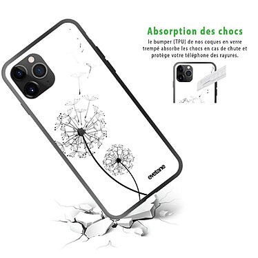 Avis Evetane Coque en verre trempé iPhone 11 Pro Max Pissenlit