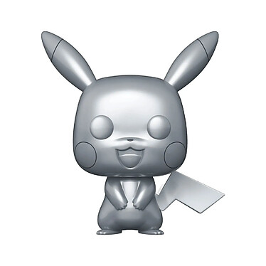 Pokémon - Figurine POP! Pikachu Silver Edition 9 cm