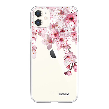 Evetane Coque iPhone 11 360 intégrale transparente Motif Cerisier Tendance