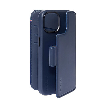 Acheter Decoded Folio Détachable Compatible avec le MagSafe en cuir pour iPhone 15 Pro Navy