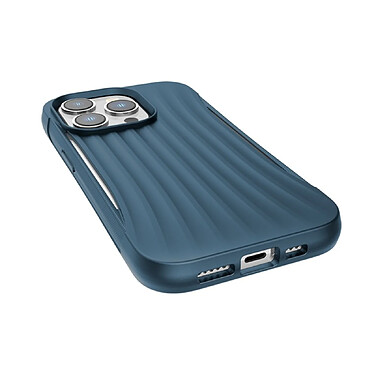 Avis Raptic Coque pour iPhone 14 Pro Clutch Shockproof 3M avec motif rayures Bleu