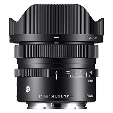 SIGMA Objectif 17mm f/4 DG DN CONTEMPORARY Compatible avec Sony FE