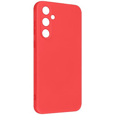 Avizar Coque pour Samsung Galaxy A55 Semi-rigide Soft-touch Anti-traces Rouge