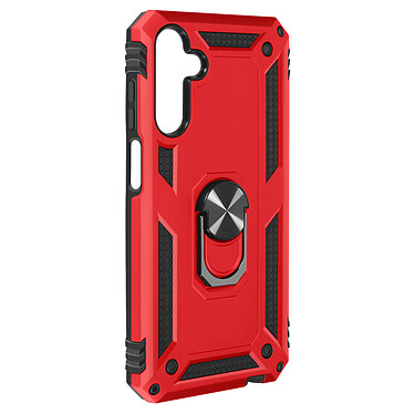 Avizar Coque pour Samsung Galaxy A15 5G Hybride Bague Support Magnétique Rouge