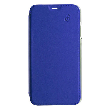 BEETLECASE Étui pour Apple iPhone 6/7/8/SE(2022) Folio Premium en Cuir avec Dos Cristal Bleu marine