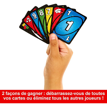 Mattel Set de Jeu de Société Uno Show Em No Mercy 168 Cartes Multicolore pas cher