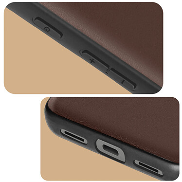 Avizar Coque pour Google Pixel 8 Cuir véritable Ultra-fine  Marron pas cher