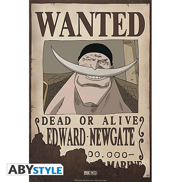 One Piece -  Poster Wanted Edward Newgate (52 X 35 Cm)