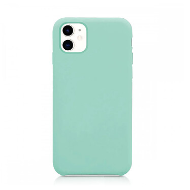 LaCoqueFrançaise Coque iPhone 11 Vert Pale Silicone Liquide toucher doux , Anti Chocs