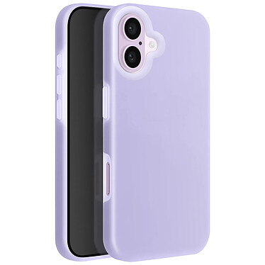 Avizar Coque pour iPhone 16 Plus Antichoc Intérieur Doux Bord Surélevé Violet Clair