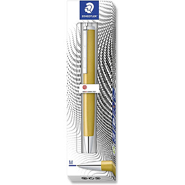 STAEDTLER Stylo bille rétractable triplus, M, or pas cher