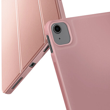 Avizar Étui pour iPad Air 13 2024 Clapet Pliable Support Multipostions Rose Champagne pas cher