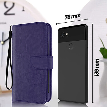 Avis Avizar Etui pour Smartphone 5,0 à 5,3 pouces Clapet Portefeuille Multi Rangements Caméra Slide  violet