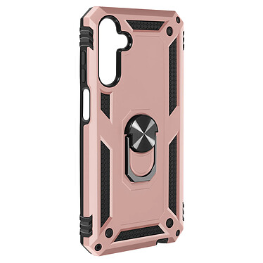 Avizar Coque pour Samsung Galaxy A15 5G Hybride Bague Support Magnétique Rose Champagne