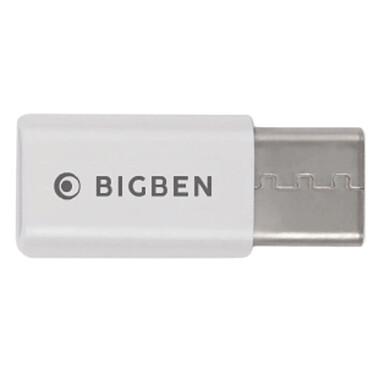 BigBen Connected Adaptateur Micro USB vers USB C Blanc