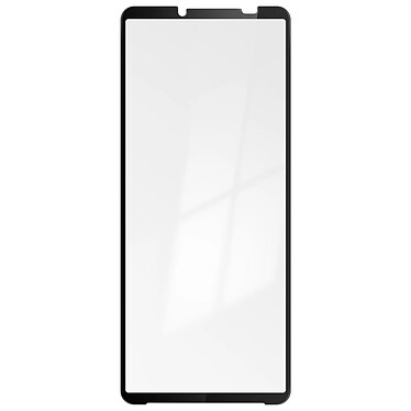 Avizar Verre Trempé pour Sony Xperia 10 V et 10 VI Dureté 9H Anti-traces  Transparent Contour noir