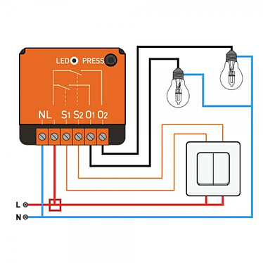 Avis Ubiwizz Micromodule 2 Relais Enocean Encastrable UBI_D1507