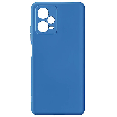 Avizar Coque pour Xiaomi Redmi Note 12 5G Silicone Semi-rigide Finition Douce au Toucher Fine  Bleu