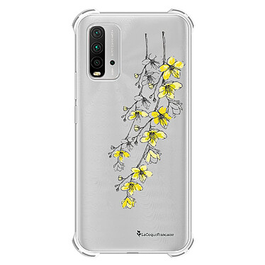 LaCoqueFrançaise Coque Xiaomi Redmi 9T Silicone antichocs Solides coins renforcés  transparente Motif Fleurs Cerisiers