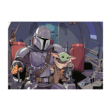 Star Wars The Mandalorian - Puzzle Cartoon (1000 pièces)