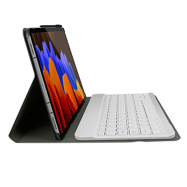 Avizar Clavier Bluetooth Galaxy Tab S7 Plus 12.4 et S8 Plus avec Housse QWERTY 4H doré