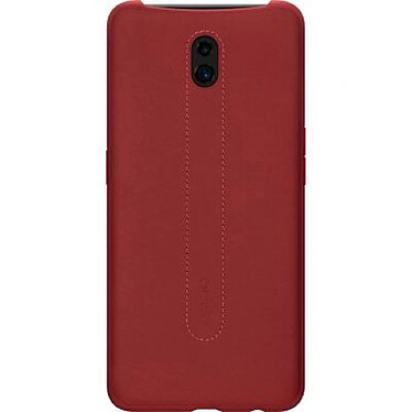 Oppo Coque pour Oppo Reno Rigide et Haut de Gamme Rouge