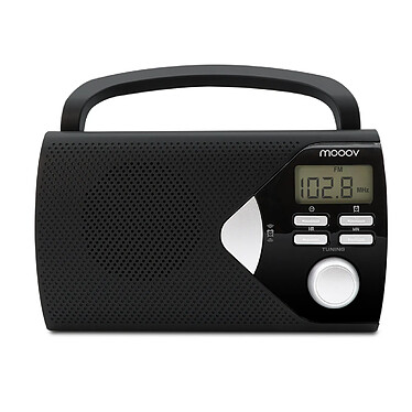 Avis Mooov 477205 - Radio portable AM/FM avec fonction réveil - noir