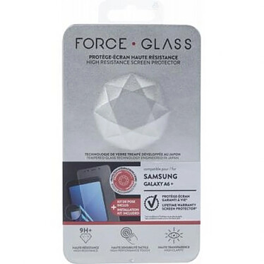 Avis Force Glass Protège-écran pour Samsung Galaxy A6 Plus Oléophobe 2.5D Original Transparent