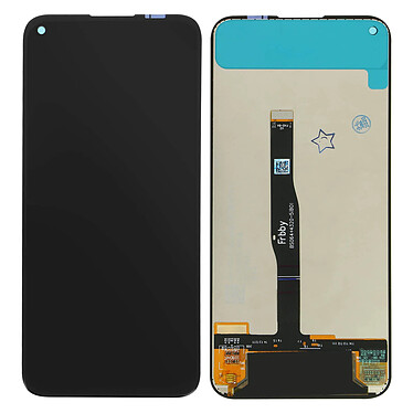 Clappio Bloc Complet pour Huawei P40 Lite Écran LCD Vitre Tactile de remplacement Noir