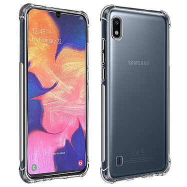 Avizar Pack Protection Galaxy A10 Coque Souple + Film Verre Trempé 9H Transparent