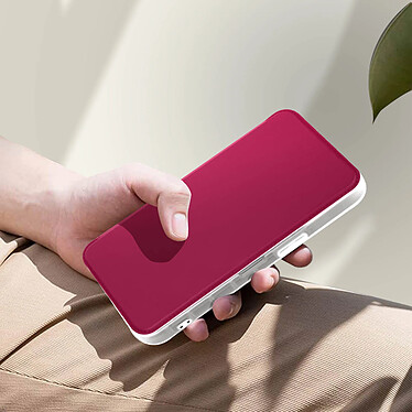 Avis Avizar Etui pour iPhone 14 Clapet Magnétique avec Porte Carte  bordeaux