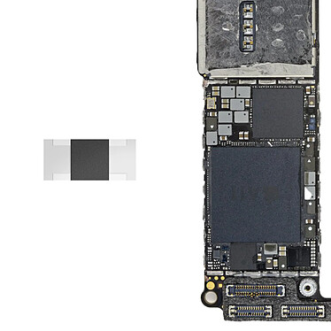 Avis Clappio Résistance et Fusible de Rétroéclairage pour iPhone SE 2020, 8 Plus, 8 Noir