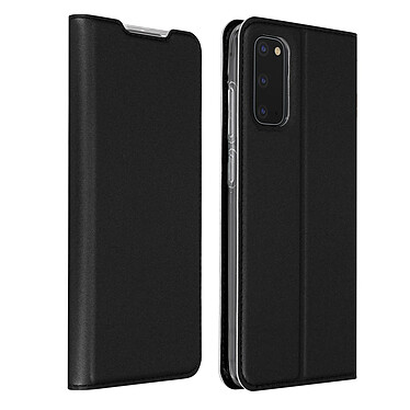 Dux Ducis Housse pour Samsung Galaxy S20 Satiné Porte-carte Support Vidéo  Noir