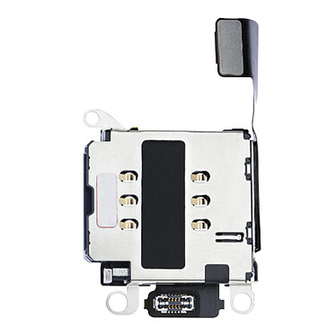 Clappio Lecteur de carte SIM de remplacement pour iPhone 13 Noir