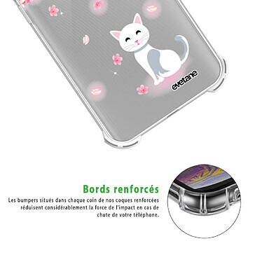 Acheter Evetane Coque Xiaomi Redmi 9C anti-choc souple angles renforcés transparente Motif Chat et Fleurs