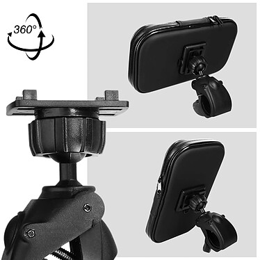 Bigben Support Vélo / Moto  Waterproof Noir Smartphone 3.5" à 6.9" Rotatif 360° pas cher