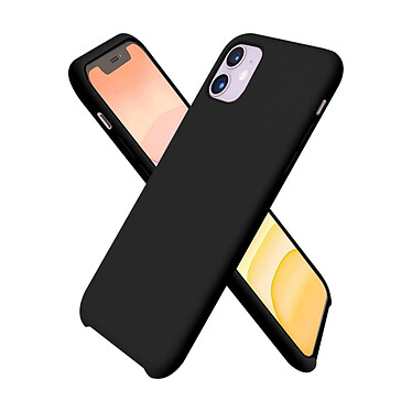 Avis Evetane Coque iPhone 11 Noire Silicone Liquide + 2 Protections écran et 2 protections Objectif Caméra