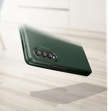 Avizar Coque Samsung Z Fold 3 en 2 Parties Rigide Bande Antidérapante Vert pas cher