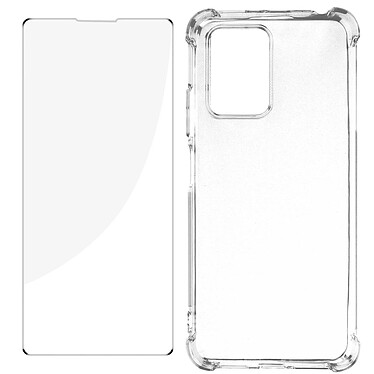 Avizar Pack Protection pour Xiaomi Poco X4 GT Coque Renforcée + Verre Trempé  Transparent