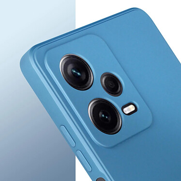 Acheter Avizar Coque pour Xiaomi Redmi Note 12 Pro 5G et 12 Pro Plus 5G Silicone gel souple Finition mate Anti-traces  Bleu