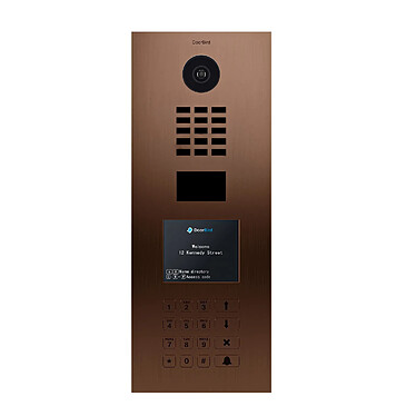 Doorbird - Portier vidéo IP Multi-locataires saillie - D21DKV-V2-SA BRONZE