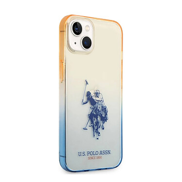 Avis U.S Polo Coque de Protection pour iPhone 14 Plus Double Horse Bleu