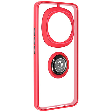 Avizar Coque pour Honor Magic 6 Pro 5G Bague Métallique Fonction Support Rouge