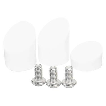 Avizar Kit vis inox et bouchons garde-boue pour trottinette Xiaomi M365 Blanc