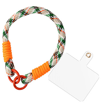 Avizar Bracelet pour téléphone Lanière courte Nylon Orange