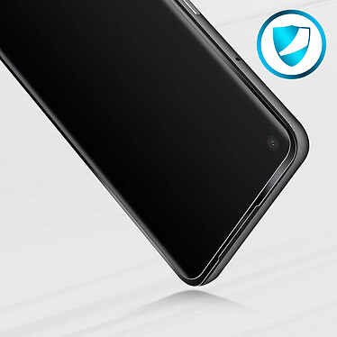 Avizar Vitre Oppo Find X3 Lite Verre Trempé 9H Biseauté Transparent / Noir pas cher