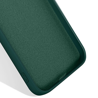 Avizar Coque iPhone 13 Silicone Semi-Rigide avec Finition Soft Touch vert pas cher