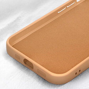 Avis Avizar Coque Silicone pour iPhone 15 Caméra Protégée Doux au Toucher  Orange